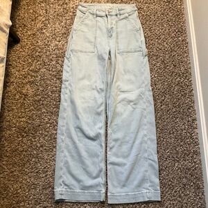 American Eagle Baggy Jeans Size: 0
